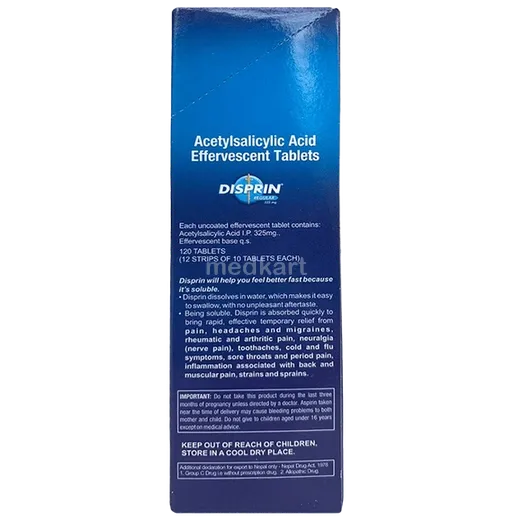 disprin 325mg tablet 10's